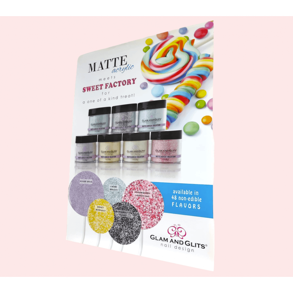 Matte Acrylic meets Sweet Factory Poster A2