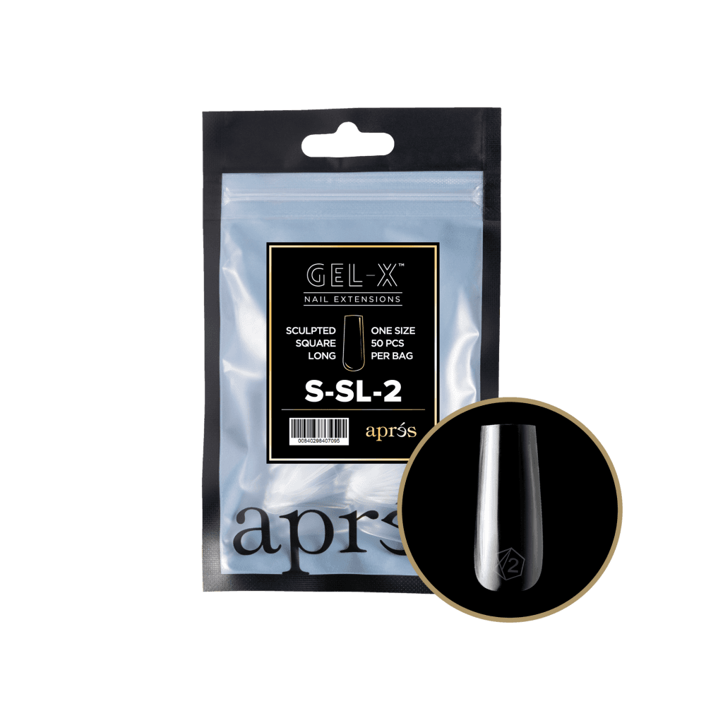 APRES Gel-X® Sculpted Square Refill Tips