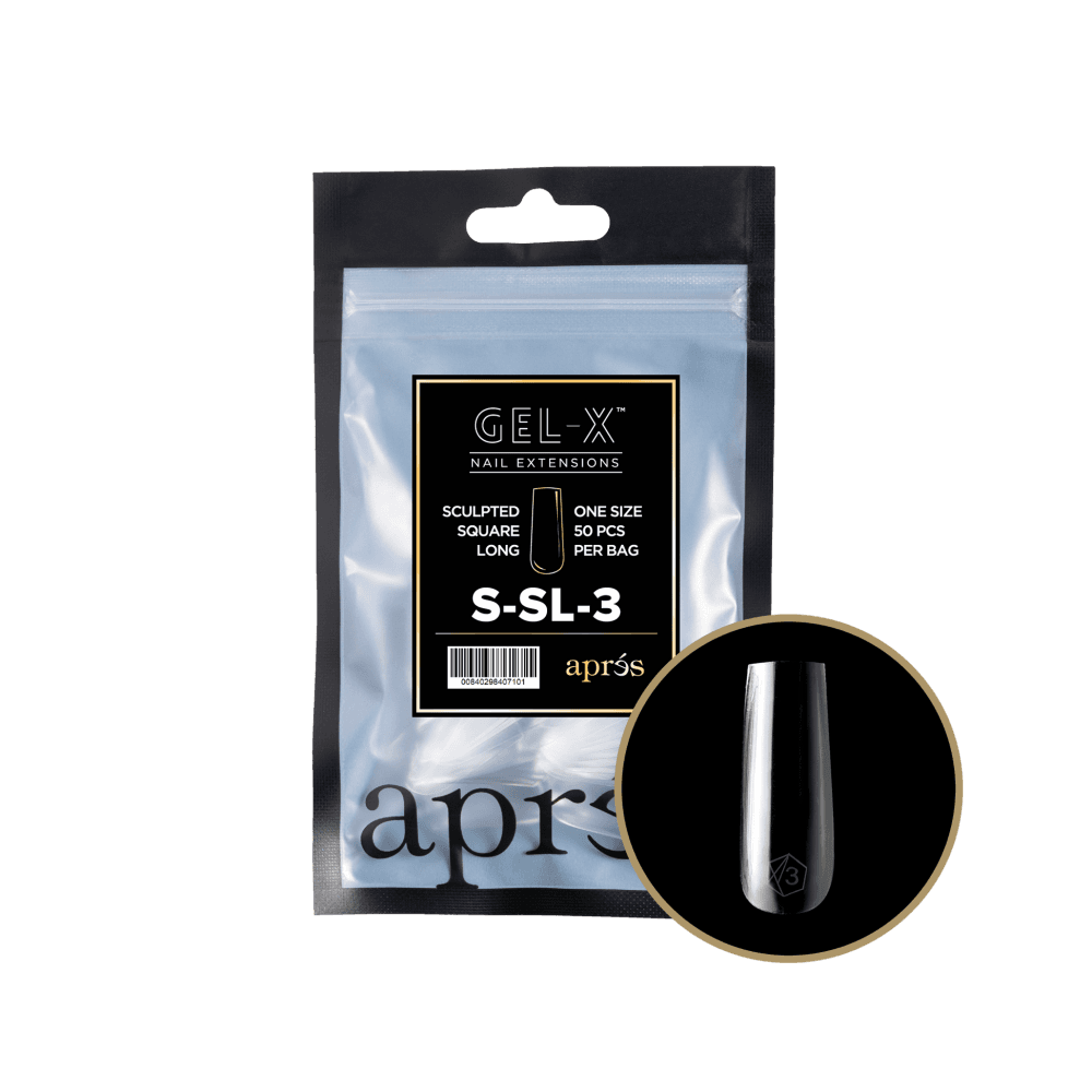 APRES Gel-X® Sculpted Square Refill Tips