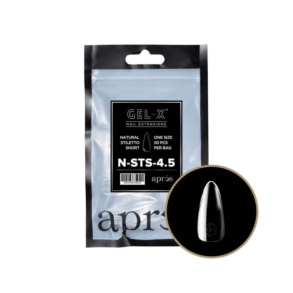 APRES Gel-X® Natural Stiletto Refill Tips