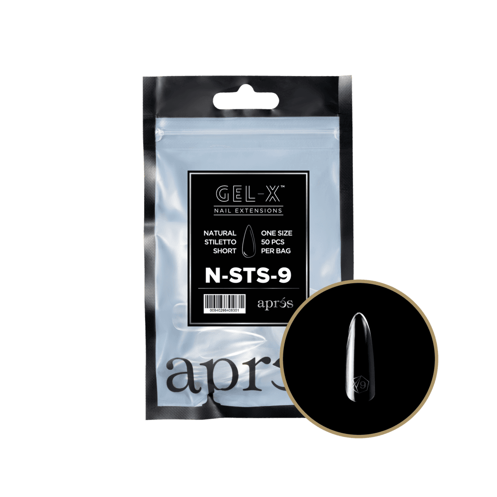 APRES Gel-X® Natural Stiletto Refill Tips