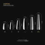 APRES Gel-X® Coffin Box of Tips - Mini (280pcs)