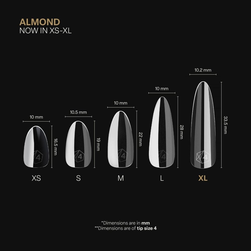 APRES Gel-X® Almond Box of Tips - Pro (600pcs)