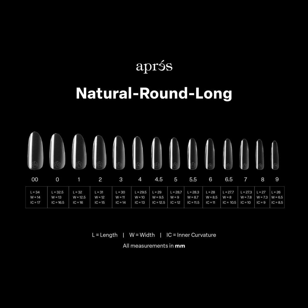 APRES Gel-X® Round Box of Tips - Pro (600pcs)
