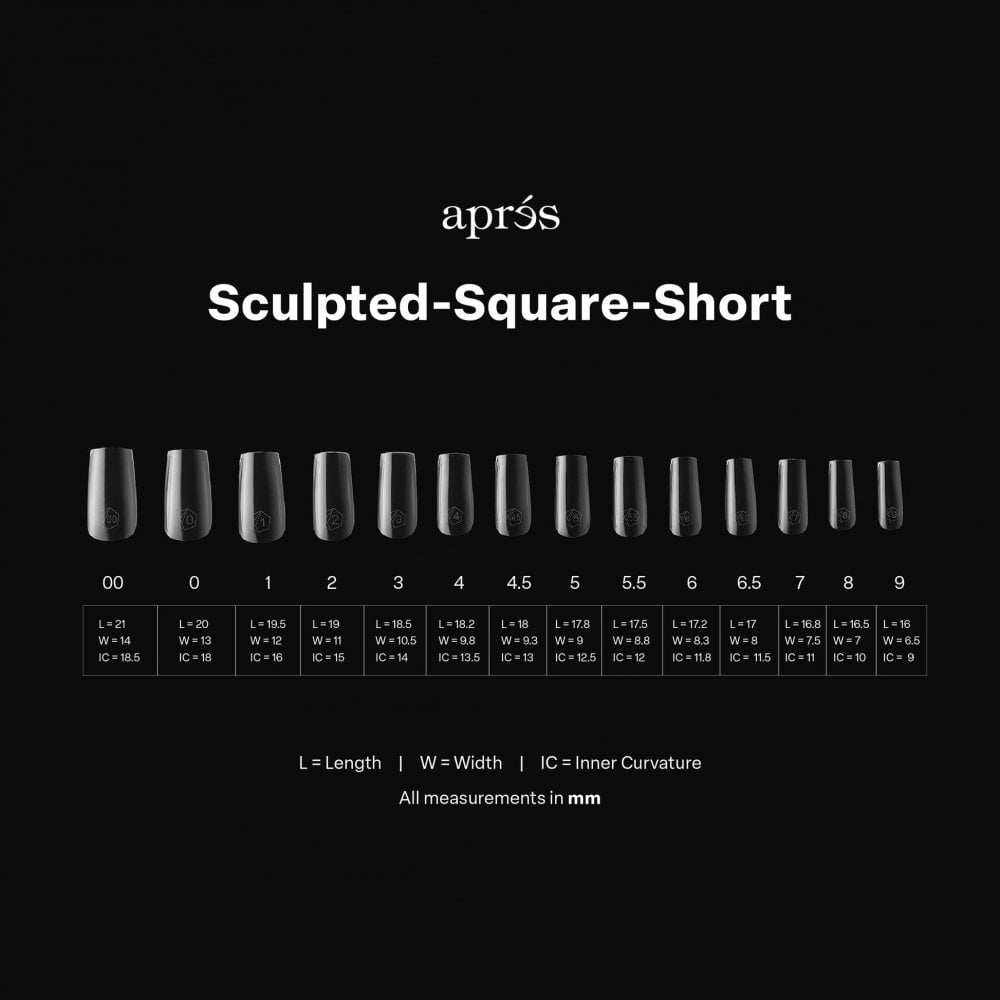 APRES Gel-X® Square Box of Tips - Pro (600pcs)