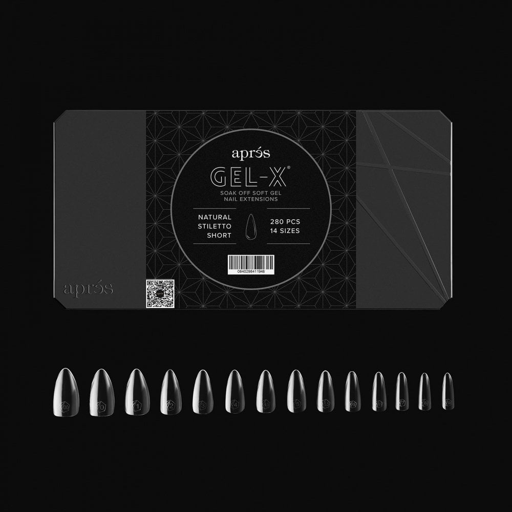 APRES Gel-X® Stiletto Box of Tips - Mini (280pcs)