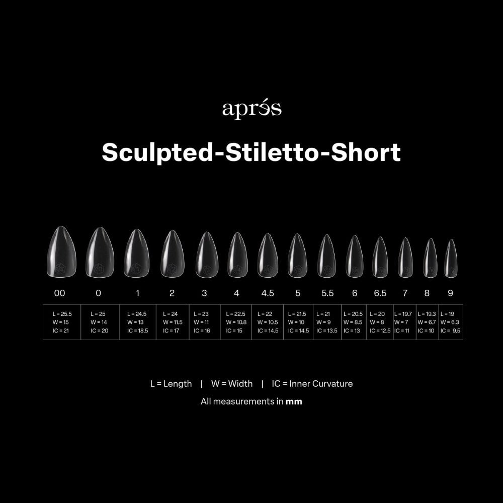 APRES Gel-X® Stiletto Box of Tips - Mini (280pcs)