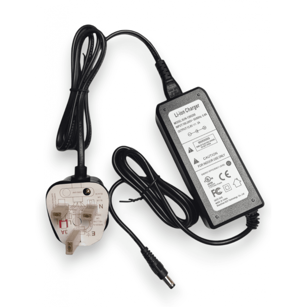 Li-ion Charger Adapter UK Plug - Model SUN-1260200