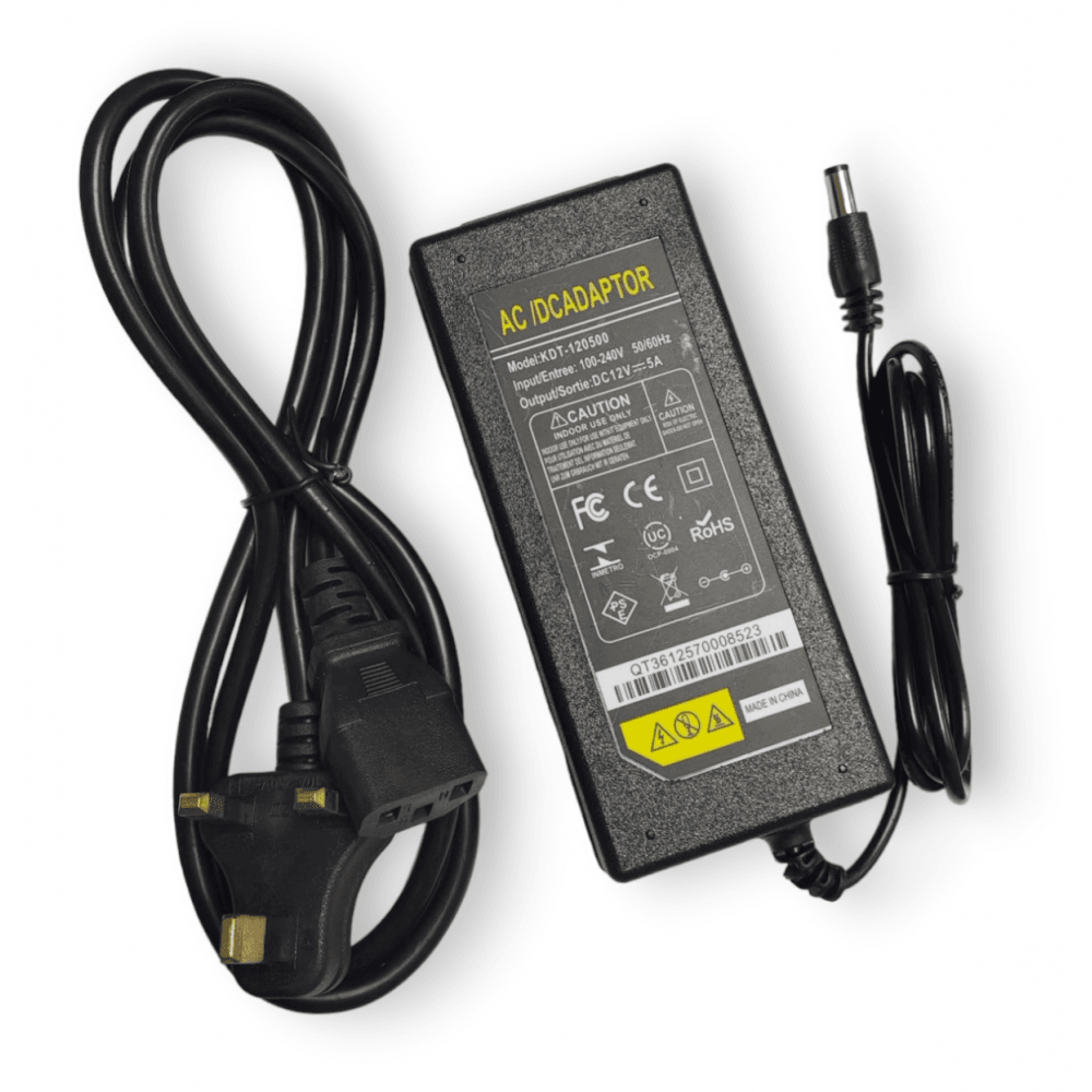 AC/DC Adapter UK Plug - Model KDT-120500