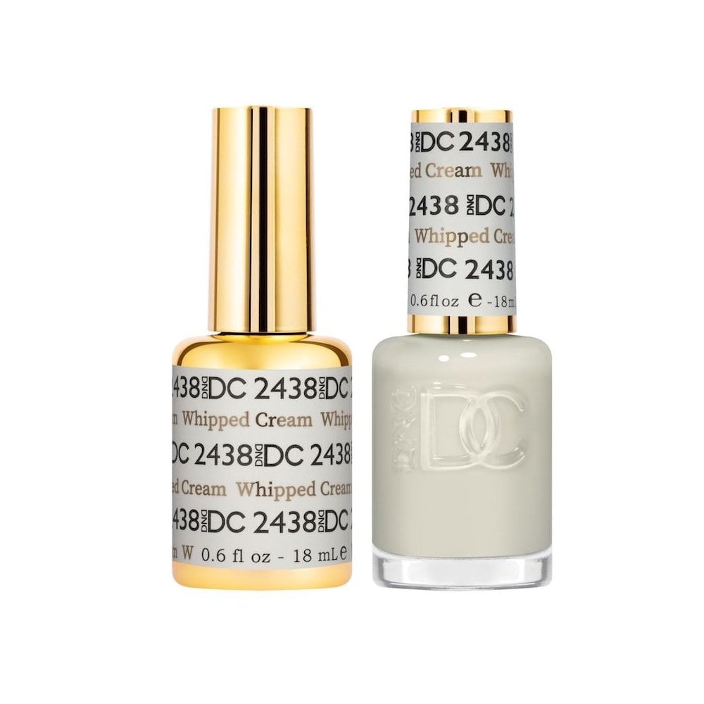 DND DC Gel & Nail Polish DUO 18ml - DC2438 Whipped Cream