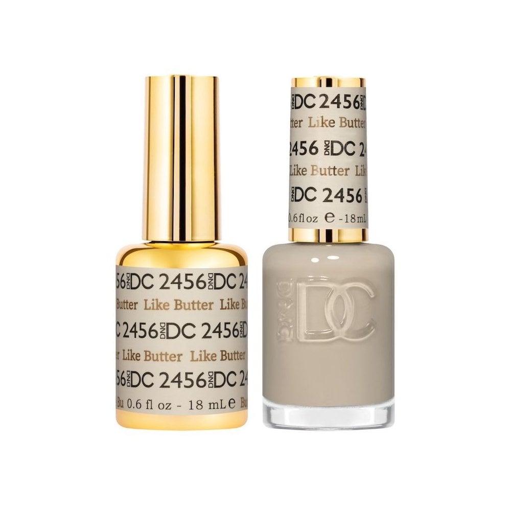 DND DC Gel & Nail Polish DUO 18ml - DC2456 Like Butter