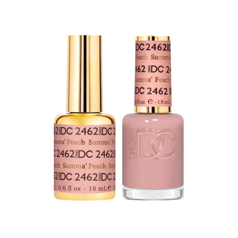 DND DC Gel & Nail Polish DUO 18ml - DC2462 Summa Peach