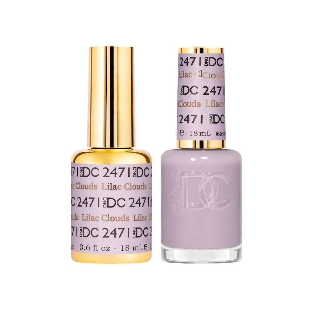 DND DC Gel & Nail Polish DUO 18ml - DC2471 Lilac Clouds