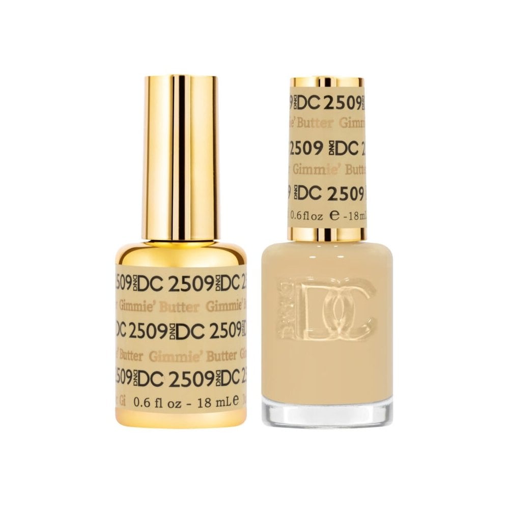 DND DC Gel & Nail Polish DUO 18ml - DC2509 Gimmie Butter