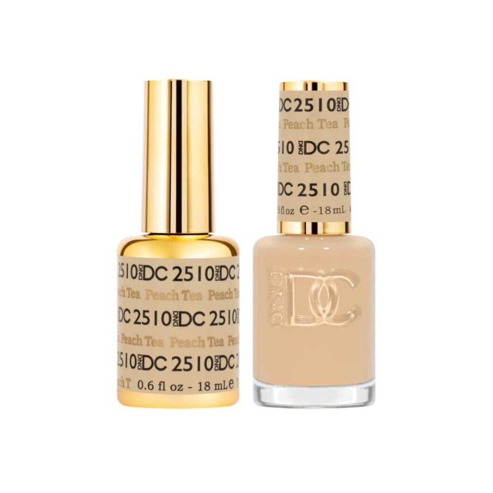 DND DC Gel & Nail Polish DUO 18ml - DC2510 Peach Tea