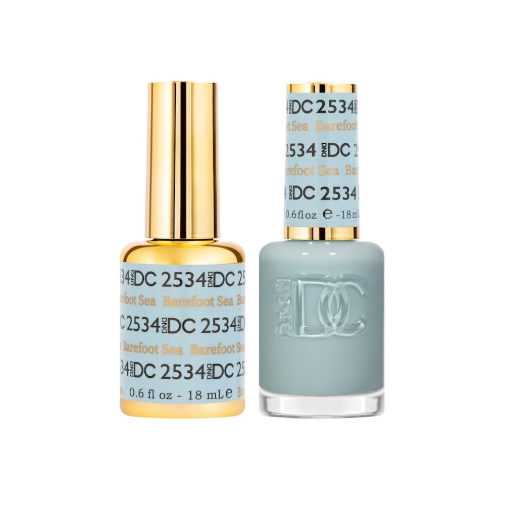 DND DC Gel & Nail Polish DUO 18ml - DC2534 Barefoot Sea