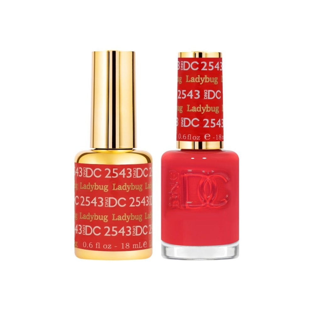 DND DC Gel & Nail Polish DUO 18ml - DC2543 Ladybug