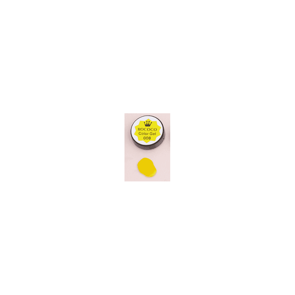 Rococo Nail Art Gel Pot 008 - Yellow