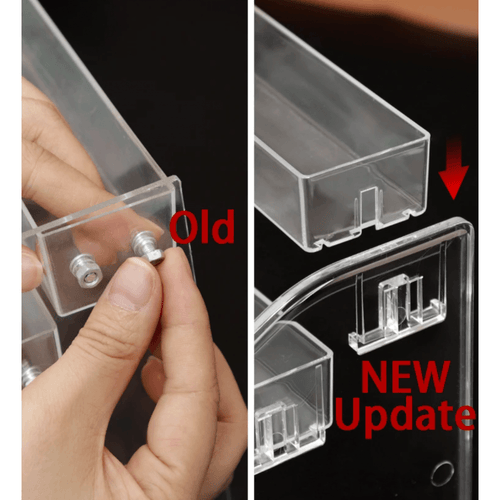 3-Tier Acrylic Gel & Nail Polish Display Stand No Screw Needed - Hold Up To 39 Bottles (S)