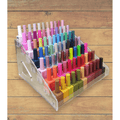 7-Tier Acrylic Gel & Nail Polish Display Stand No Screw Needed - Hold Up To 91 Bottles (L)