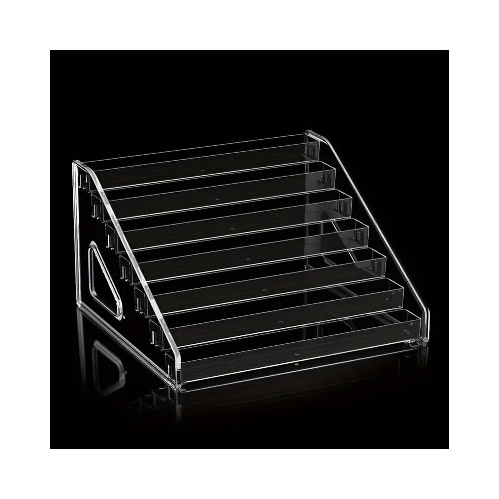 7-Tier Acrylic Gel & Nail Polish Display Stand No Screw Needed - Hold Up To 91 Bottles (L)