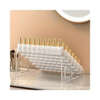 7-Tier Acrylic Gel & Nail Polish Display Stand No Screw Needed - Hold Up To 91 Bottles (L)