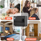 Towel Warmer Black Single