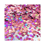 Nail art Pot - Pink Hexagon 3mm