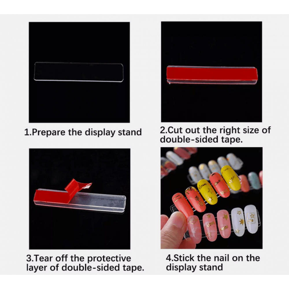 Super Strong Double Sided Clear Tape 15m For Nail Art Display