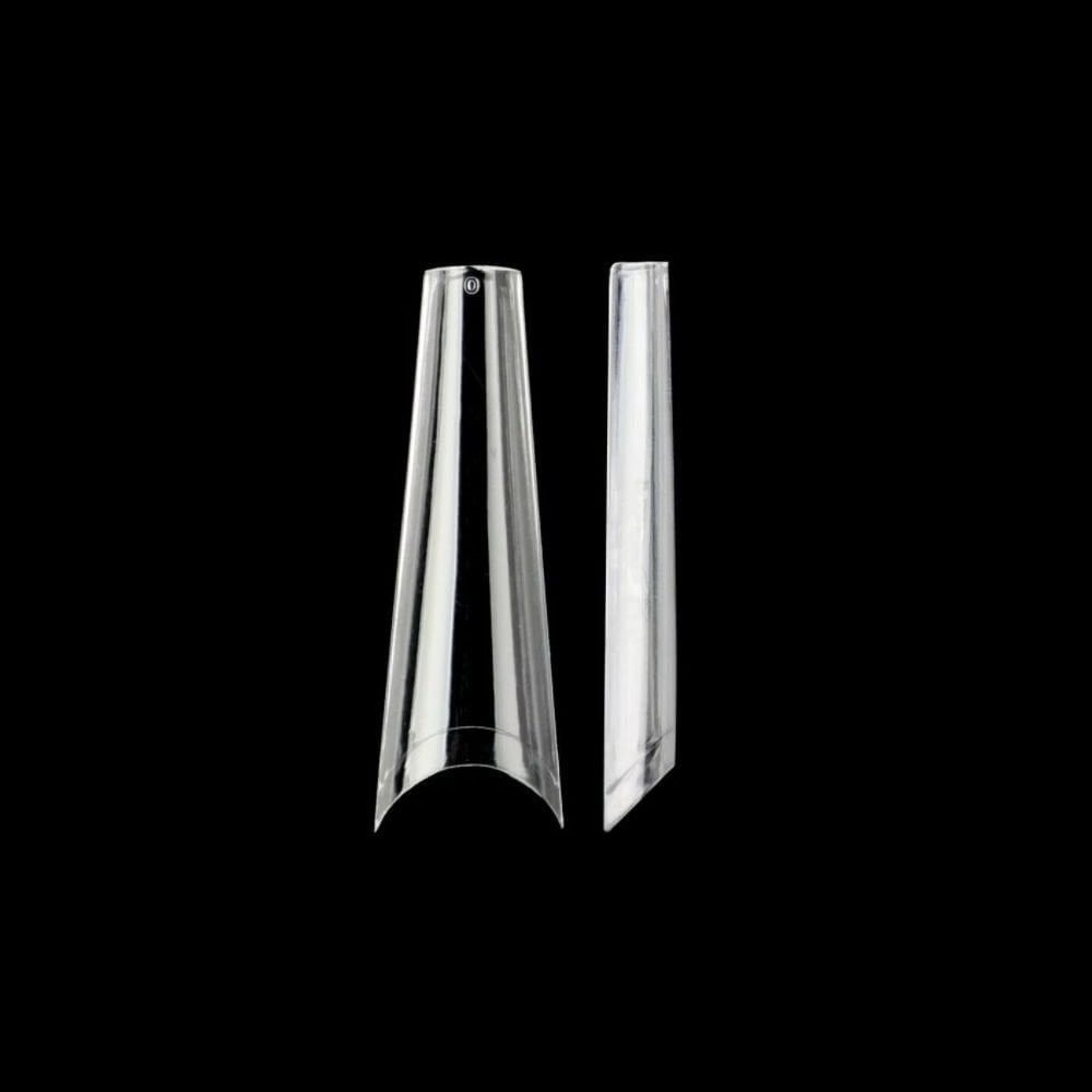 Extreme length Clear XXL Coffin Nail Tip Refill Bag (With Well)