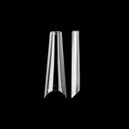 Extreme length Clear XXL Coffin Nail Tip Refill Bag (With Well)