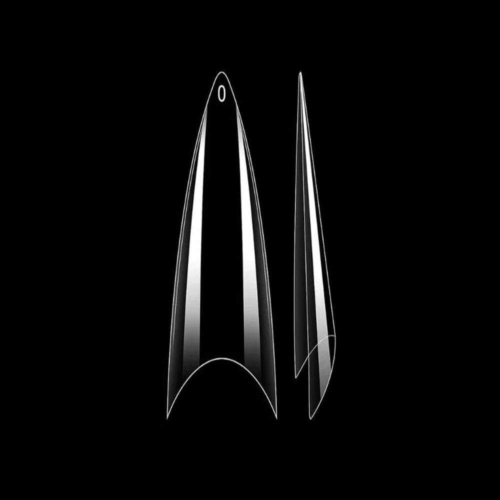 Clear XL Stiletto Nail Tip Refill Bag (Without Well)