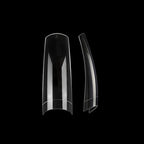Clear Ultra Professional C-Curve Square Nail Tips Refill Bag (With Well)