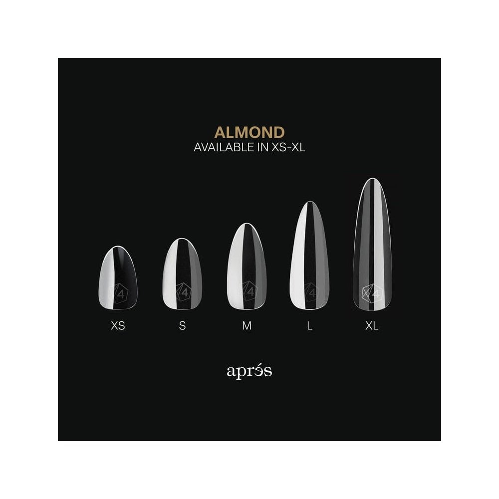 APRES Gel-X® Sculpted Almond Extra Long Box of Tips - Pro (420pcs)
