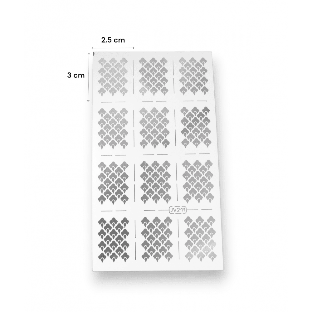 Stencil Hollow Sticker - Cloud Tails