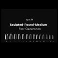 APRES Refill Tips - Sculpted Round Medium First Gen