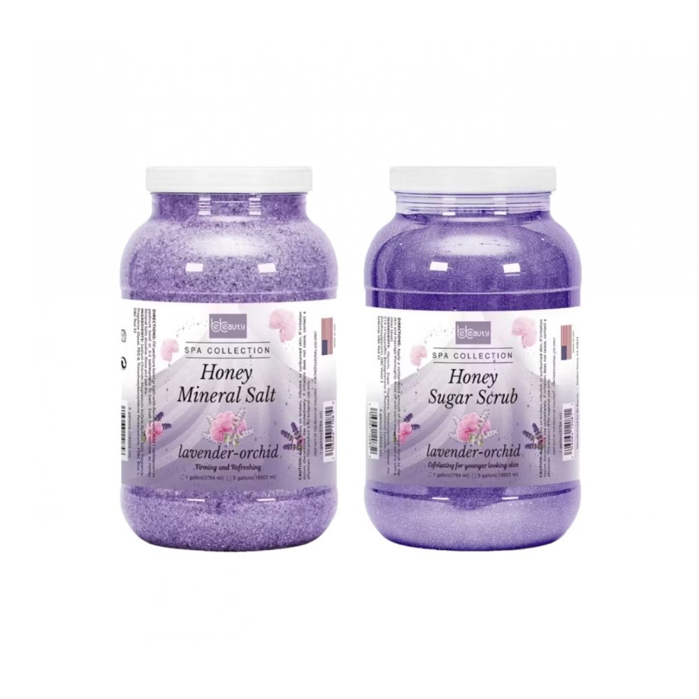 BE BEAUTY Pedicure Salt & Scrubs - Lavender Orchid
