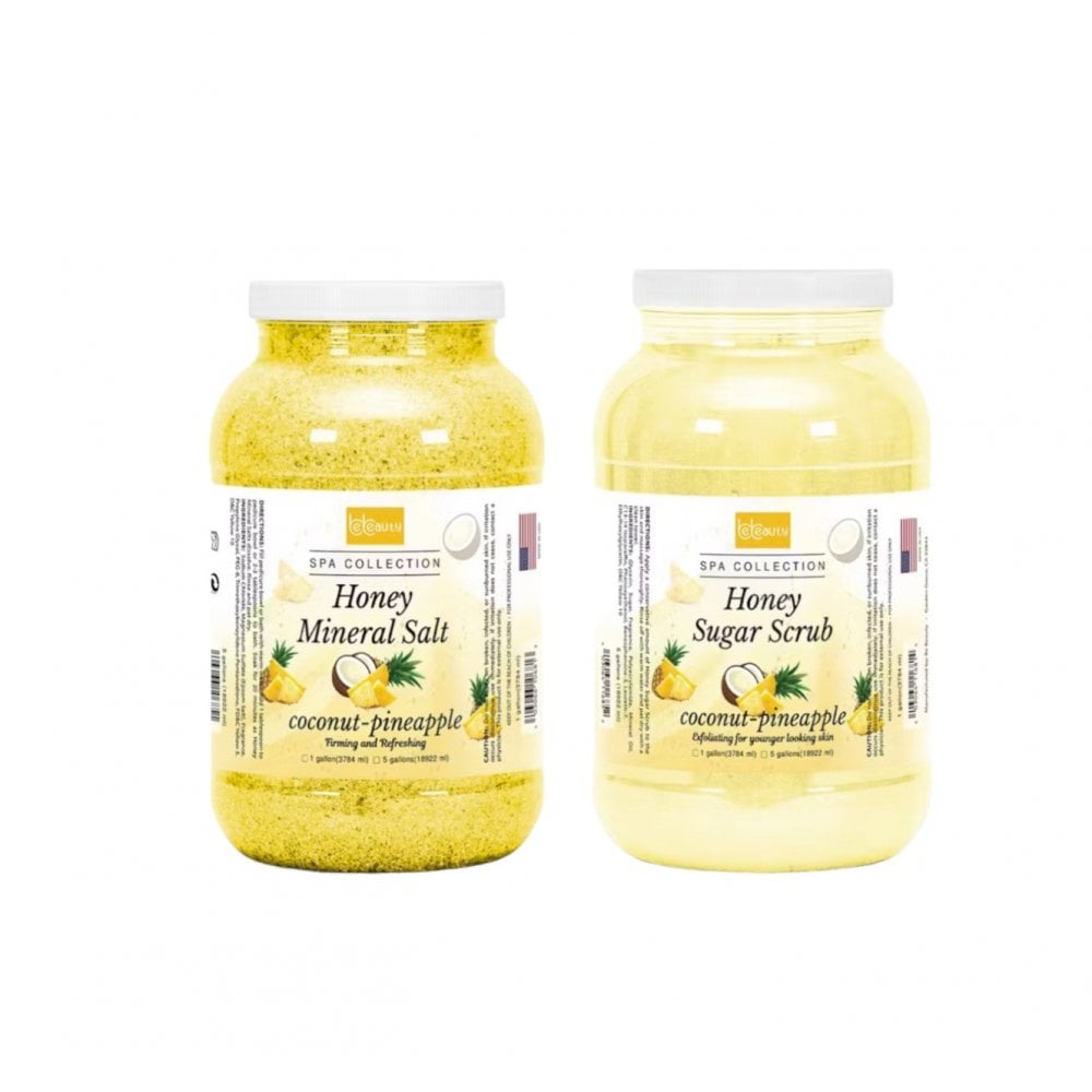 BE BEAUTY Pedicure Salt & Scrubs - Coconut Pineapple