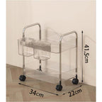 Transparent Pedicure Trolley