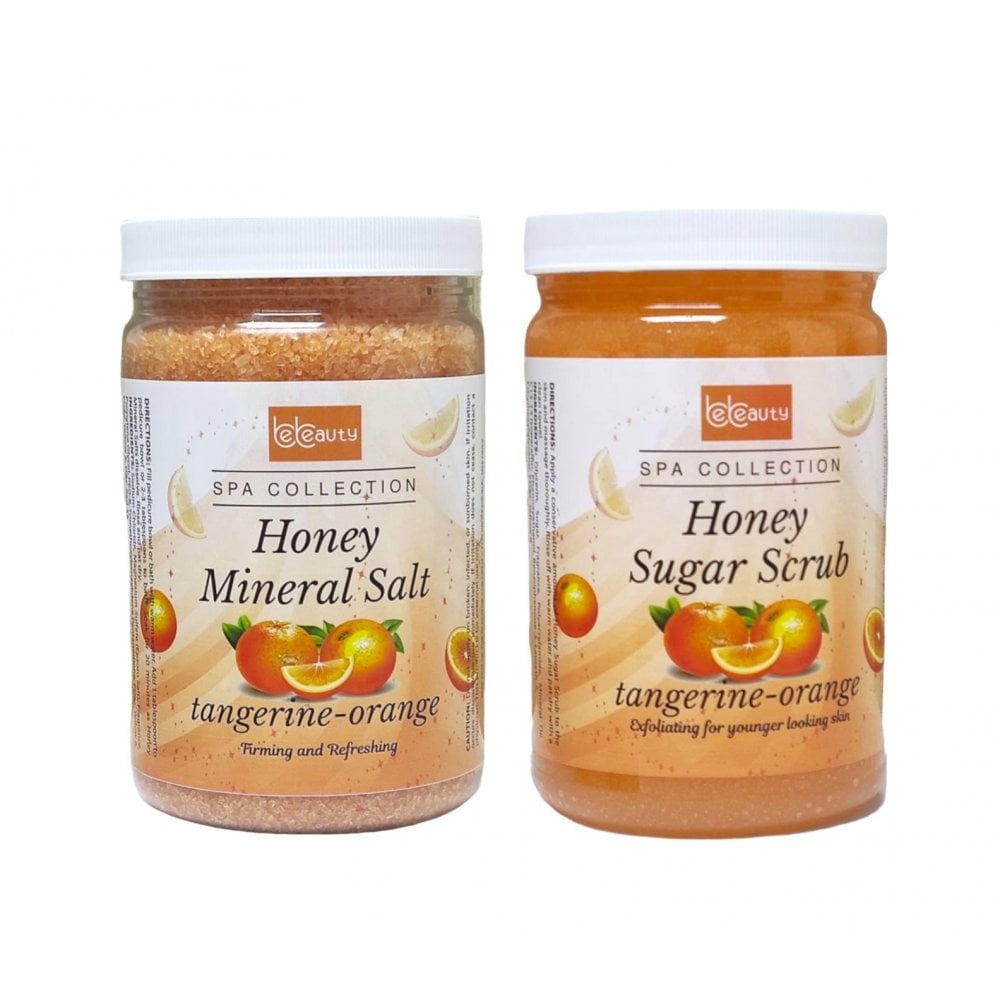 BE BEAUTY Pedicure Salt & Scrubs - Tangerine Orange