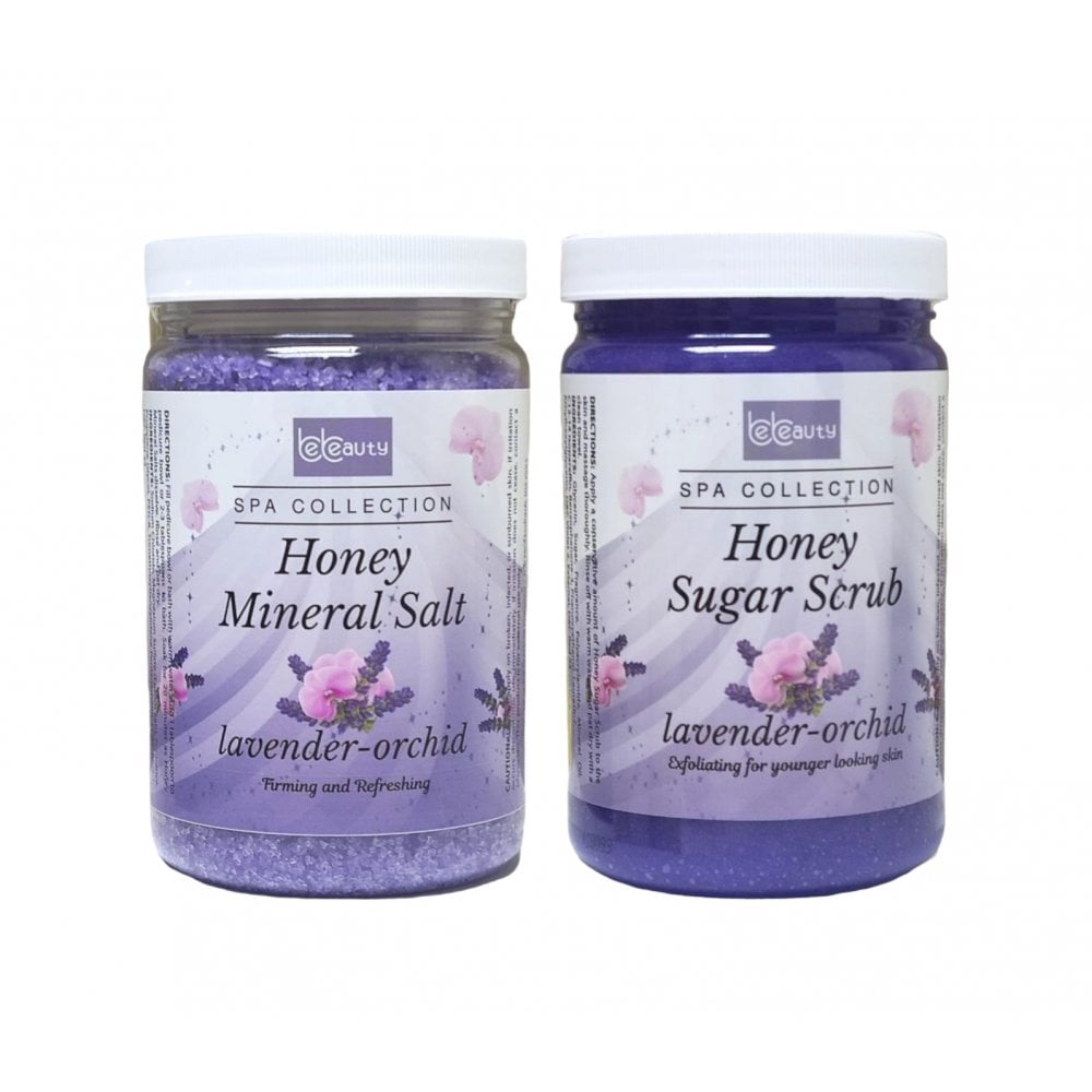 BE BEAUTY Pedicure Salt & Scrubs - Lavender Orchid