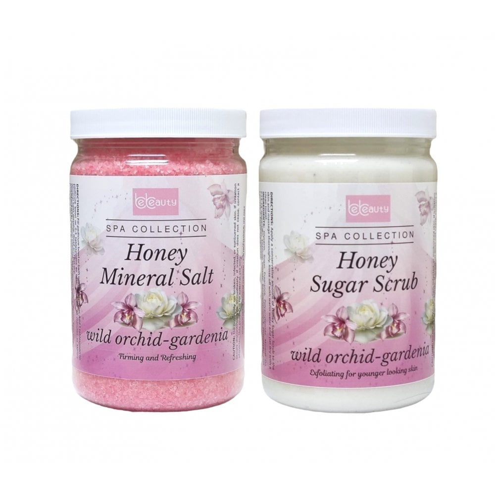 BE BEAUTY Pedicure Salt & Scrubs - Wild Orchid Gardenia
