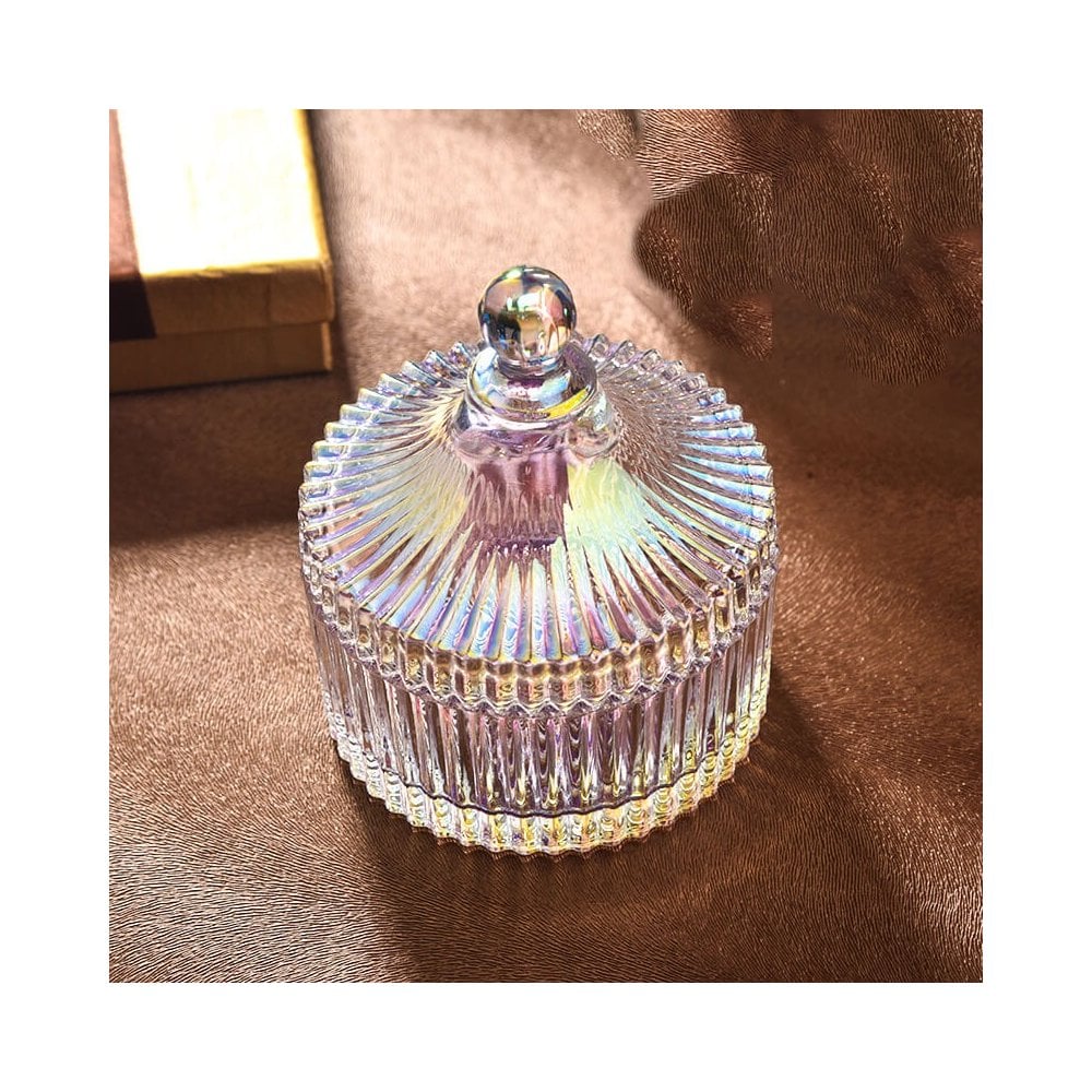 XL Rainbow Ribbed Round Dappen Dish