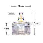 XL Rainbow Ribbed Round Dappen Dish