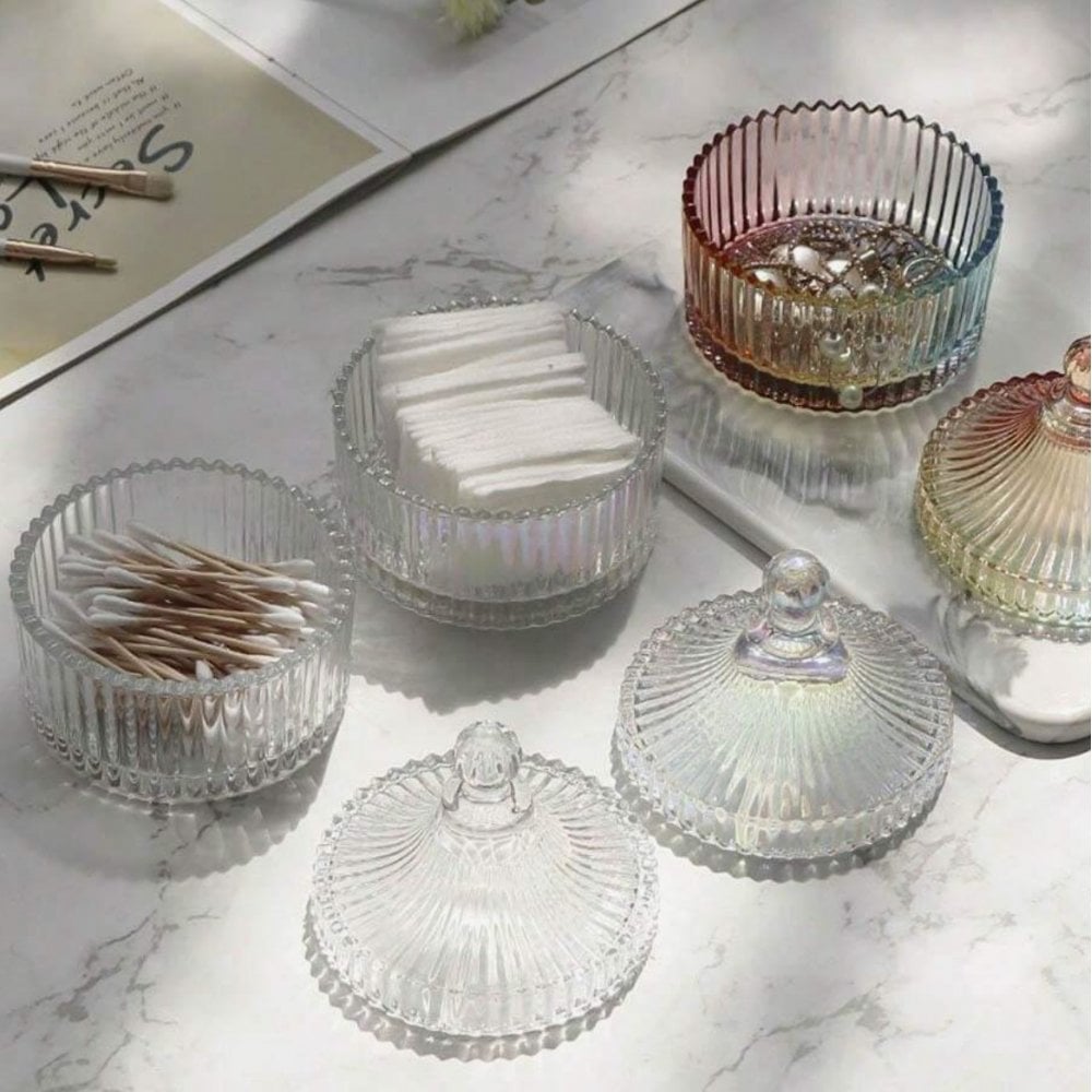 XL Rainbow Ribbed Round Dappen Dish