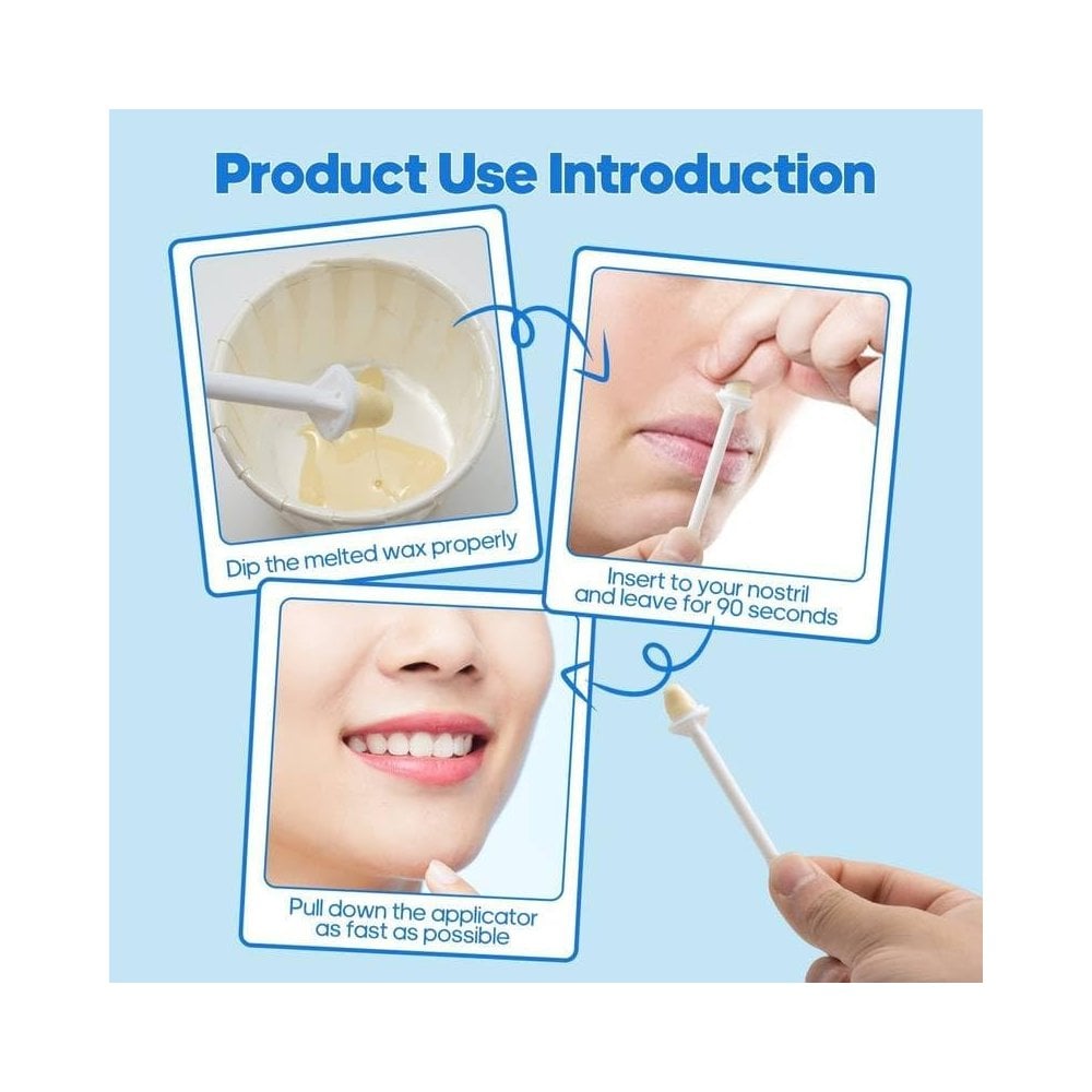 Dual-End Nasal Wax Spatulas - 20pcs