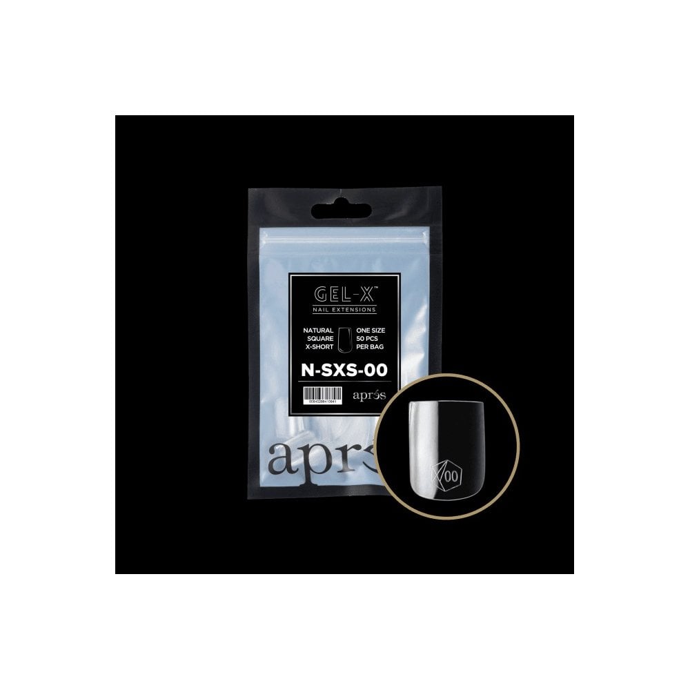 APRES Gel-X® Natural Square Refill Tips