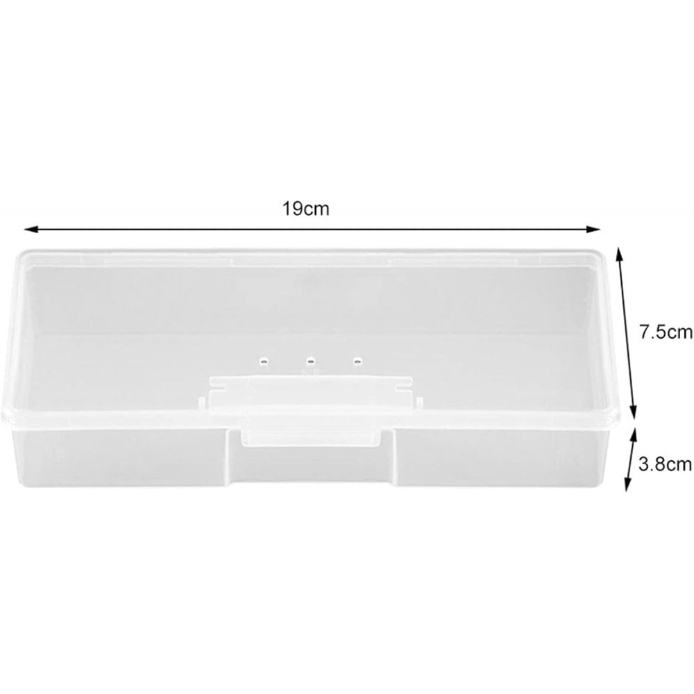 Empty Nail Storage Box For Mani Pedi Tools