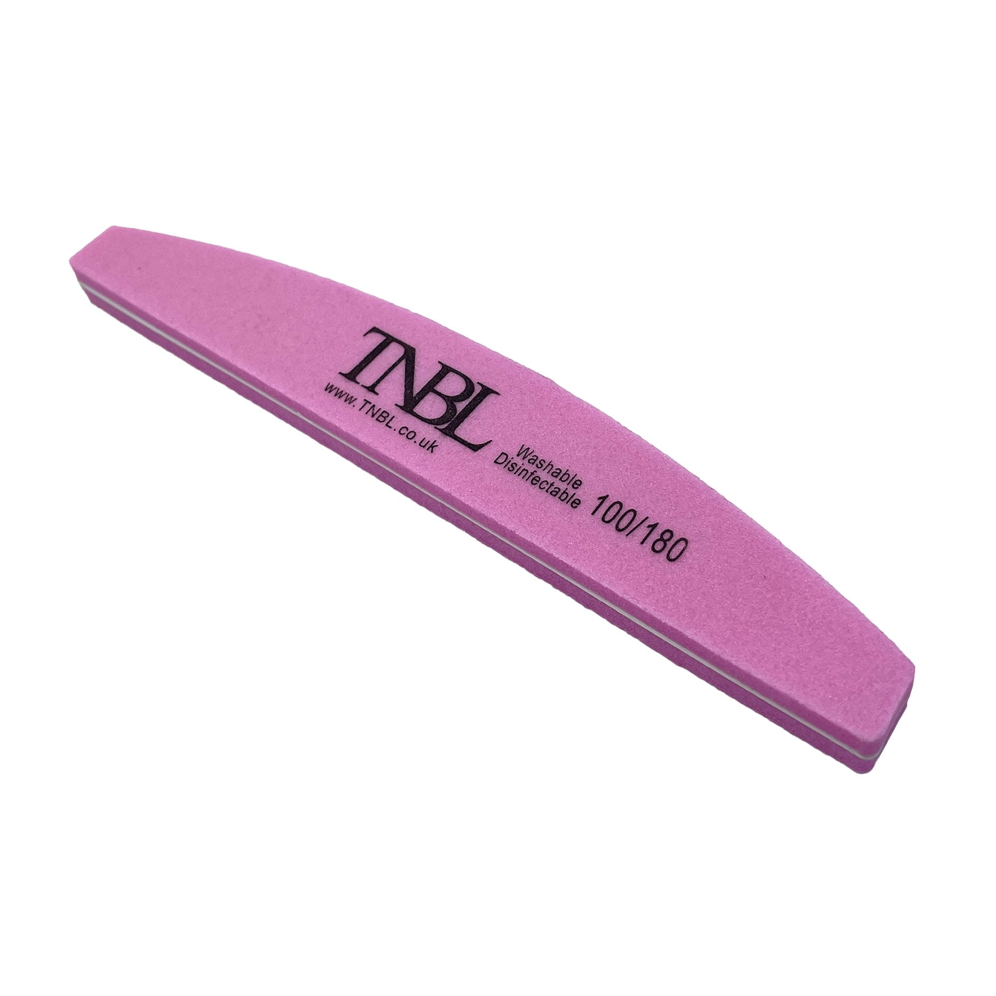 TNBL Nail Buffer File 100/180 - Pink