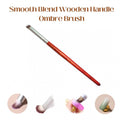 Smooth Blend Ombre Brush Wooden Handle